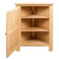 vidaXL Armario de esquina de madera maciza de roble 59x45x80 cm vidaXL Armario de esquina de madera maciza de roble 59x45x80 cm