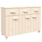 vidaXL Aparador HAMAR madera de pino maciza marrón miel 113x40x80 cm vidaXL Aparador HAMAR madera de pino maciza marrón miel 113x40x80 cm