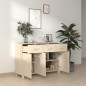vidaXL Aparador HAMAR madera de pino maciza marrón miel 113x40x80 cm vidaXL Aparador HAMAR madera de pino maciza marrón miel 113x40x80 cm