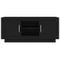 vidaXL Mueble de TV madera contrachapada negro 102x35x45 cm vidaXL Mueble de TV madera contrachapada negro 102x35x45 cm