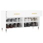 vidaXL Banco zapatero madera de ingeniería blanco 102x35x55 cm vidaXL Banco zapatero madera de ingeniería blanco 102x35x55 cm