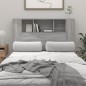vidaXL Mueble cabecero gris Sonoma 120x18,5x102,5 cm