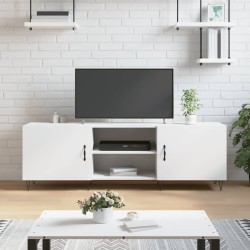 vidaXL Mueble para TV madera de ingeniería blanco 150x30x50 cm