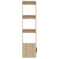 vidaXL Aparador madera contrachapada color roble Sonoma 80x30x119,5 cm vidaXL Aparador madera contrachapada color roble Sonoma 80x30x119,5 cm