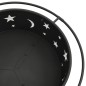 vidaXL Brasero con atizador acero XXL 76 cm vidaXL Brasero con atizador acero XXL 76 cm