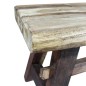 vidaXL Banco de madera maciza reciclada 100x28x43 cm vidaXL Banco de madera maciza reciclada 100x28x43 cm