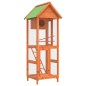 vidaXL Casita para pájaros madera maciza pino marrón 60x58,5x160 cm vidaXL Casita para pájaros madera maciza pino marrón 60x58,5x160 cm