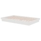 vidaXL Estructura de cama madera maciza blanco 120x200 cm vidaXL Estructura de cama madera maciza blanco 120x200 cm