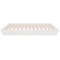 vidaXL Estructura de cama madera maciza blanco 120x200 cm vidaXL Estructura de cama madera maciza blanco 120x200 cm