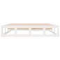 vidaXL Estructura cama doble pequeña madera maciza blanca 120x190 cm