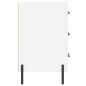 vidaXL Mesita de noche madera de ingeniería blanco 40x40x66 cm vidaXL Mesita de noche madera de ingeniería blanco 40x40x66 cm