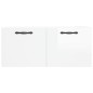 vidaXL Armario de pared madera ingeniería blanco brillo 80x36,5x35 cm vidaXL Armario de pared madera ingeniería blanco brillo 80x36,5x35 cm