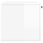 vidaXL Armario de pared madera ingeniería blanco brillo 80x36,5x35 cm vidaXL Armario de pared madera ingeniería blanco brillo 80x36,5x35 cm