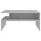 vidaXL Mesa de centro madera contrachapada gris hormigón 90x60x42,5 cm vidaXL Mesa de centro madera contrachapada gris hormigón 90x60x42,5 cm