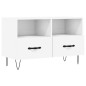 vidaXL Mueble para TV madera contrachapada blanco 80x36x50 cm