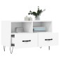 vidaXL Mueble para TV madera contrachapada blanco 80x36x50 cm