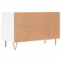 vidaXL Mueble para TV madera contrachapada blanco 80x36x50 cm
