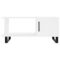 vidaXL Mesa de centro madera contrachapada blanco 90x50x40 cm vidaXL Mesa de centro madera contrachapada blanco 90x50x40 cm
