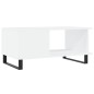 vidaXL Mesa de centro madera contrachapada blanco 90x50x40 cm vidaXL Mesa de centro madera contrachapada blanco 90x50x40 cm