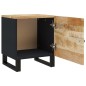 vidaXL Mesitas de noche 2 uds madera maciza de mango 40x33x46 cm vidaXL Mesitas de noche 2 uds madera maciza de mango 40x33x46 cm