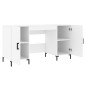 vidaXL Escritorio madera de ingeniería blanco 140x50x75 cm vidaXL Escritorio madera de ingeniería blanco 140x50x75 cm