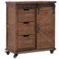 vidaXL Mueble de almacenaje madera maciza abeto marrón 64x33,5x75 cm vidaXL Mueble de almacenaje madera maciza abeto marrón 64x33,5x75 cm