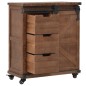 vidaXL Mueble de almacenaje madera maciza abeto marrón 64x33,5x75 cm vidaXL Mueble de almacenaje madera maciza abeto marrón 64x33,5x75 cm