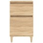 vidaXL Mesita de noche color roble sonoma 40x35x70 cm