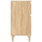 vidaXL Mesita de noche color roble sonoma 40x35x70 cm