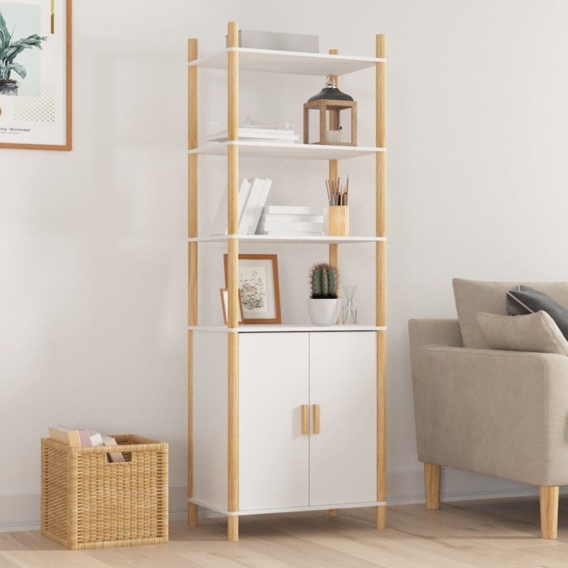 vidaXL Aparador alto madera contrachapada blanco 60x40x173 cm vidaXL Aparador alto madera contrachapada blanco 60x40x173 cm