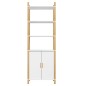 vidaXL Aparador alto madera contrachapada blanco 60x40x173 cm vidaXL Aparador alto madera contrachapada blanco 60x40x173 cm