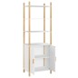vidaXL Aparador alto madera contrachapada blanco 60x40x173 cm vidaXL Aparador alto madera contrachapada blanco 60x40x173 cm