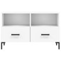vidaXL Mueble para TV madera contrachapada blanco 80x36x50 cm vidaXL Mueble para TV madera contrachapada blanco 80x36x50 cm