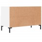 vidaXL Mueble para TV madera contrachapada blanco 80x36x50 cm vidaXL Mueble para TV madera contrachapada blanco 80x36x50 cm