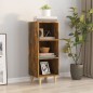 vidaXL Aparador madera contrachapada roble ahumado 34,5x32,5x90 cm vidaXL Aparador madera contrachapada roble ahumado 34,5x32,5x90 cm