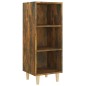 vidaXL Aparador madera contrachapada roble ahumado 34,5x32,5x90 cm vidaXL Aparador madera contrachapada roble ahumado 34,5x32,5x90 cm