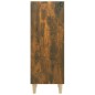 vidaXL Aparador madera contrachapada roble ahumado 34,5x32,5x90 cm vidaXL Aparador madera contrachapada roble ahumado 34,5x32,5x90 cm