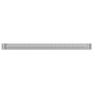 vidaXL Jardinera arriate acero recubrimiento polvo plata 544x100x36 cm vidaXL Jardinera arriate acero recubrimiento polvo plata 544x100x36 cm