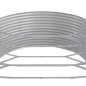 vidaXL Jardinera arriate acero recubrimiento polvo plata 544x100x36 cm vidaXL Jardinera arriate acero recubrimiento polvo plata 544x100x36 cm