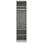 vidaXL Armario de madera contrachapada gris hormigón 50x50x200 cm vidaXL Armario de madera contrachapada gris hormigón 50x50x200 cm