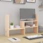 vidaXL Soporte para monitor madera maciza de pino (39-72)x17x43 cm vidaXL Soporte para monitor madera maciza de pino (39-72)x17x43 cm