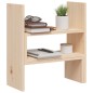 vidaXL Soporte para monitor madera maciza de pino (39-72)x17x43 cm vidaXL Soporte para monitor madera maciza de pino (39-72)x17x43 cm