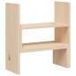 vidaXL Soporte para monitor madera maciza de pino (39-72)x17x43 cm vidaXL Soporte para monitor madera maciza de pino (39-72)x17x43 cm