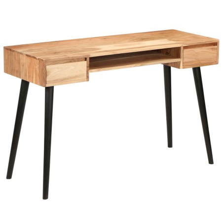 vidaXL Escritorio de madera maciza de acacia 118x45x76 cm