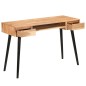 vidaXL Escritorio de madera maciza de acacia 118x45x76 cm