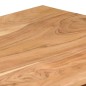 vidaXL Escritorio de madera maciza de acacia 118x45x76 cm