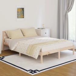 vidaXL Estructura de cama madera maciza de pino 140x200 cm