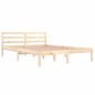 vidaXL Estructura de cama madera maciza de pino 140x200 cm vidaXL Estructura de cama madera maciza de pino 140x200 cm