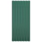 vidaXL Paneles de tejado 36 unidades acero recubierto verde 80x36 cm vidaXL Paneles de tejado 36 unidades acero recubierto verde 80x36 cm