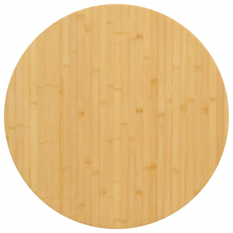 vidaXL Tablero de mesa de bambú Ø80x4 cm vidaXL Tablero de mesa de bambú Ø80x4 cm